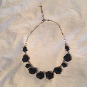 Women’s Black and Silver Necklace